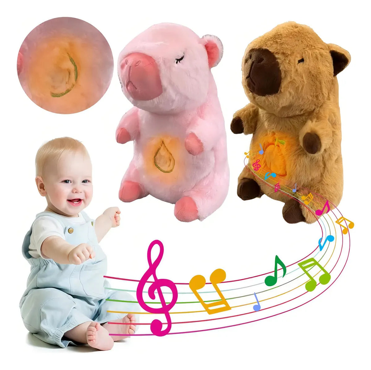 Peluche Capibara que Respira