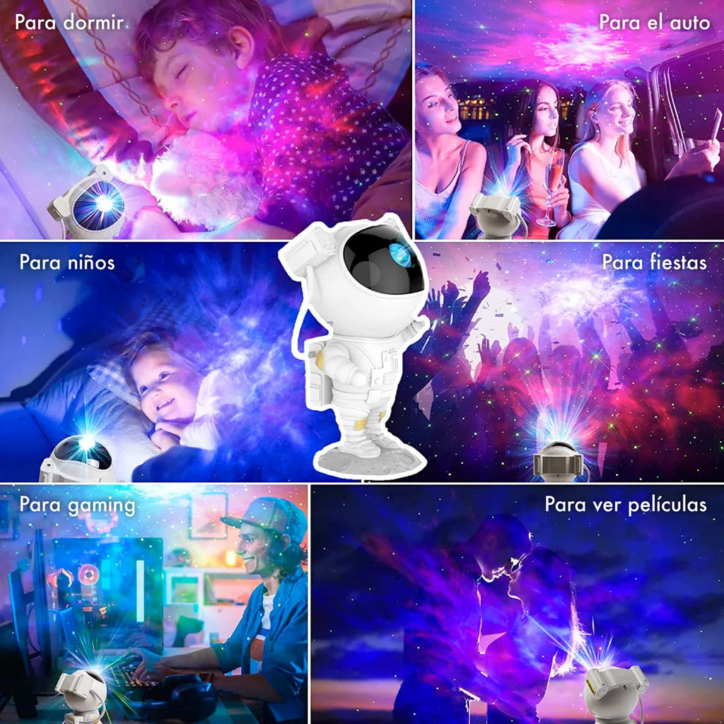Proyector Galaxia LED con Control Remoto – Luz Nocturna de Nebulosa y Estrellas