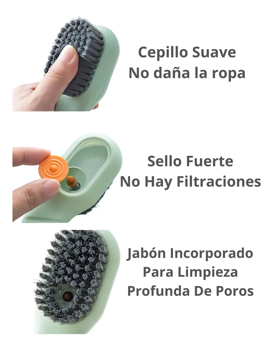 Cepillo con Deposito de Jabon