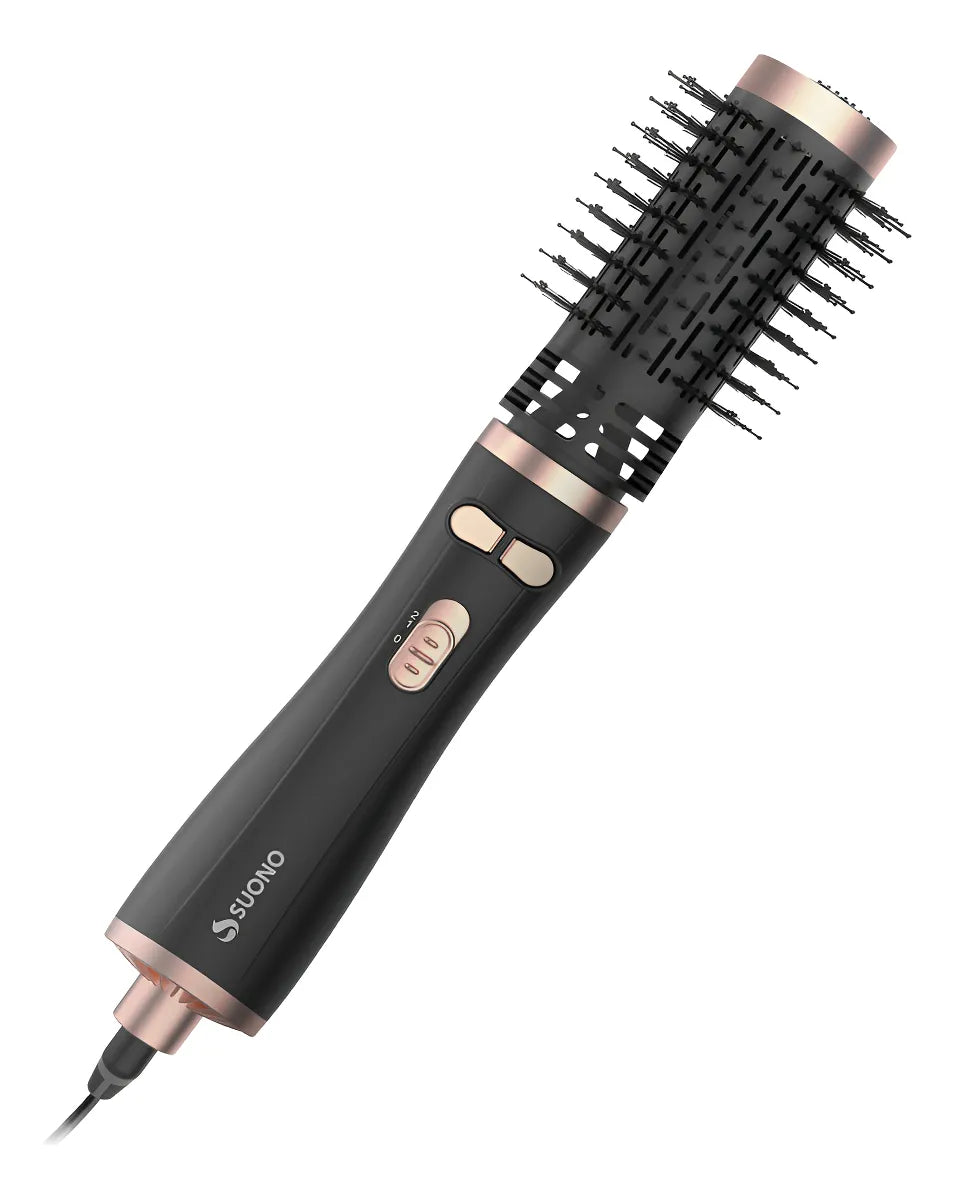 Cepillo Giratorio Secador de Pelo Eléctrico Suono Voluminizador 50mm Color Negro