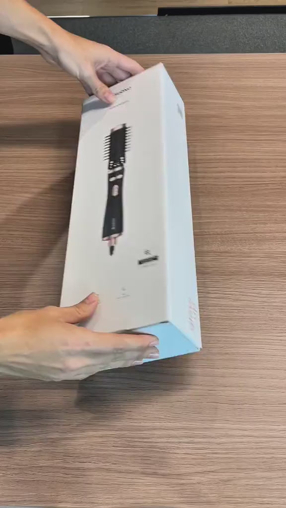 Cepillo Giratorio Secador de Pelo Eléctrico Suono Voluminizador 50mm Color Negro